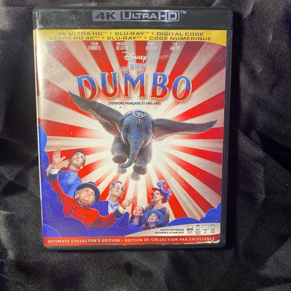 Dumbo blueray & dvd combo